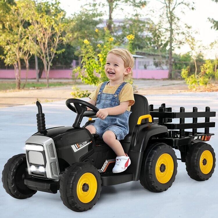 Interactive Kids Ride-On Tractor with Lights and Music - Perfect for Imaginative Play! - Image 2