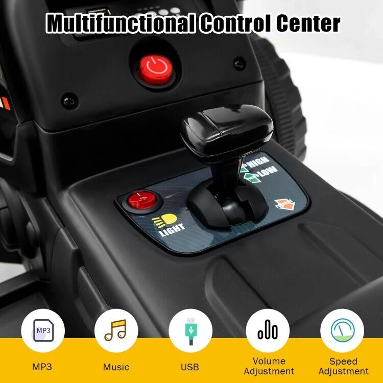 Interactive Kids Ride-On Tractor with Lights and Music - Perfect for Imaginative Play! - Image 7