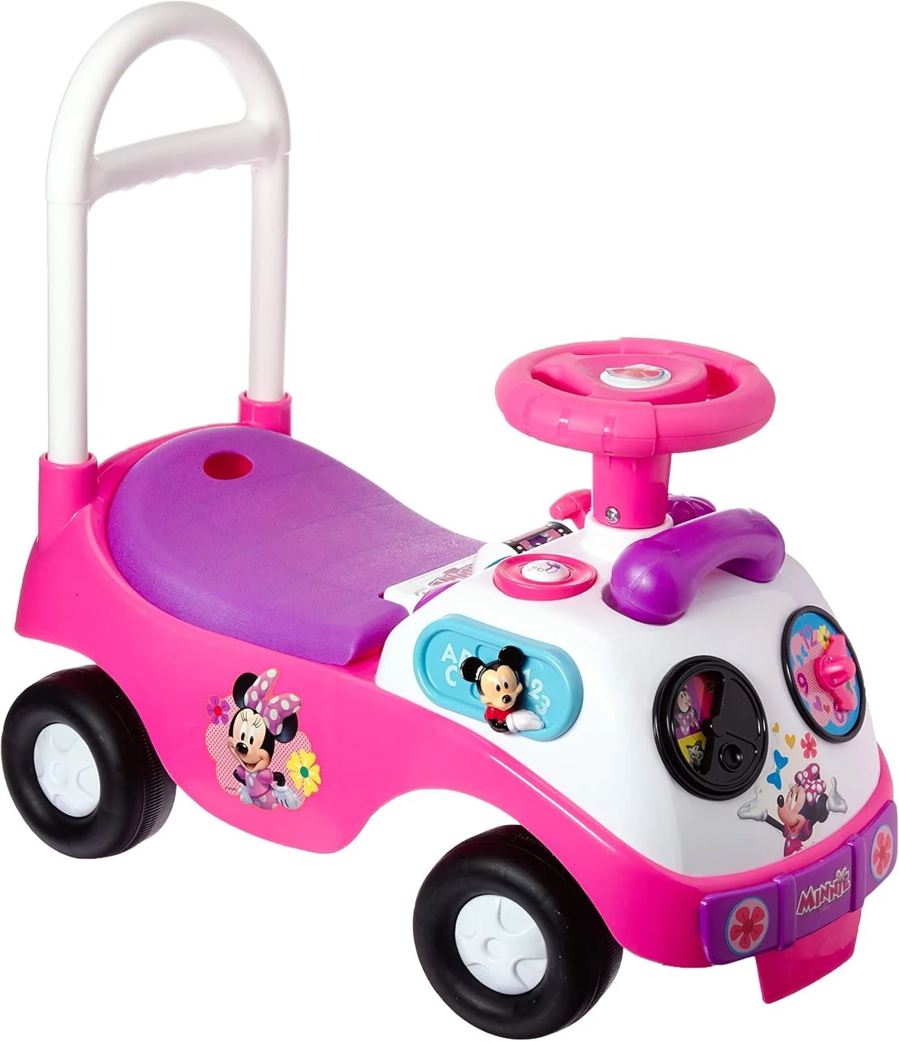 Interactive Minnie Mouse Ride-On Toy with Sounds and Educational Features - Image 3