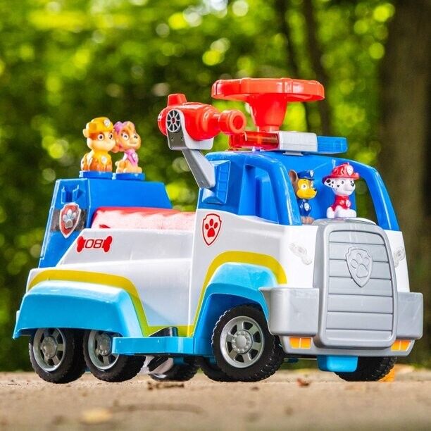 Interactive Paw Patrol Ride-On Car with Action Figure Pups for Imaginative Play - Image 3