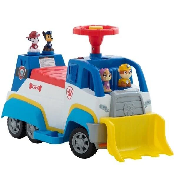 Interactive Paw Patrol Ride-On Car with Action Figure Pups for Imaginative Play - Image 4