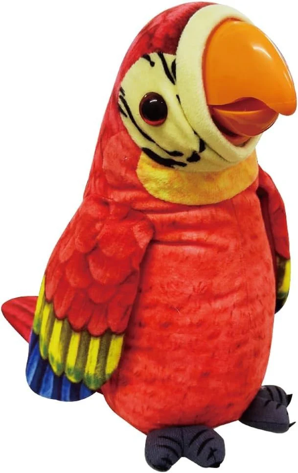 Chatty Plush Macaw - Your Fun Companion for Language Learning - Image 11