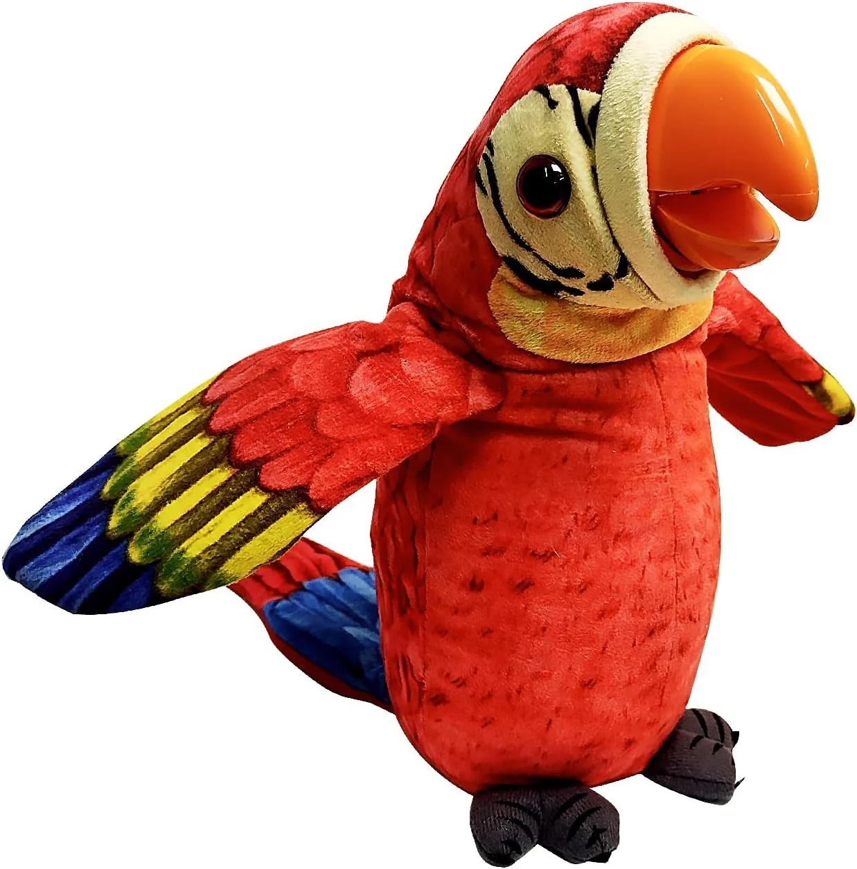 Chatty Plush Macaw - Your Fun Companion for Language Learning - Image 3