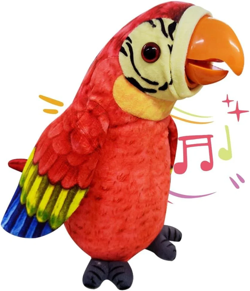 Chatty Plush Macaw - Your Fun Companion for Language Learning - Image 6