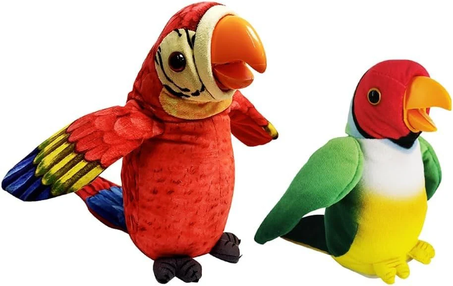 Chatty Plush Macaw - Your Fun Companion for Language Learning - Image 7