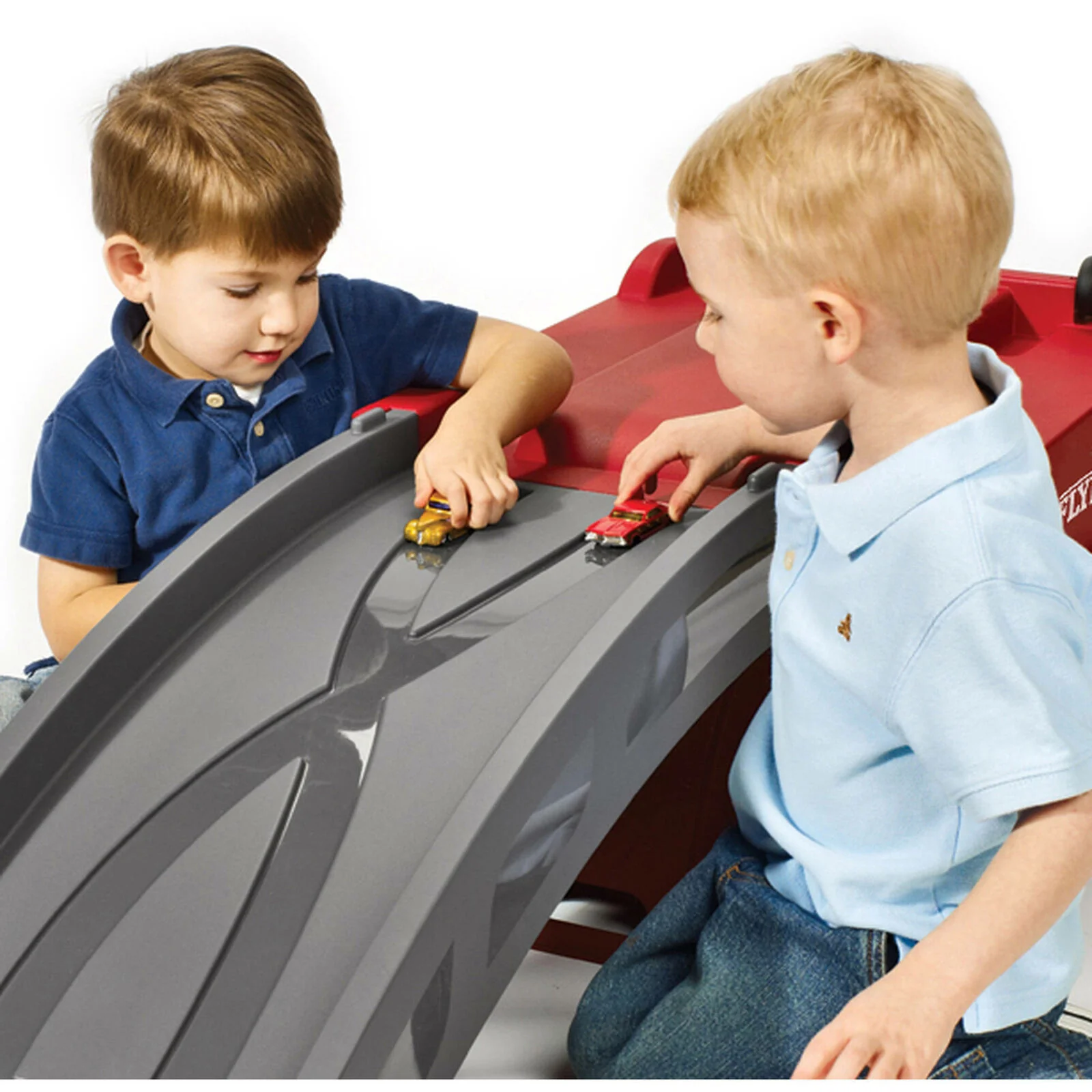 Interactive Ride-On Car Slide Ramp for Kids: Endless Fun On and Off the Track - Image 6