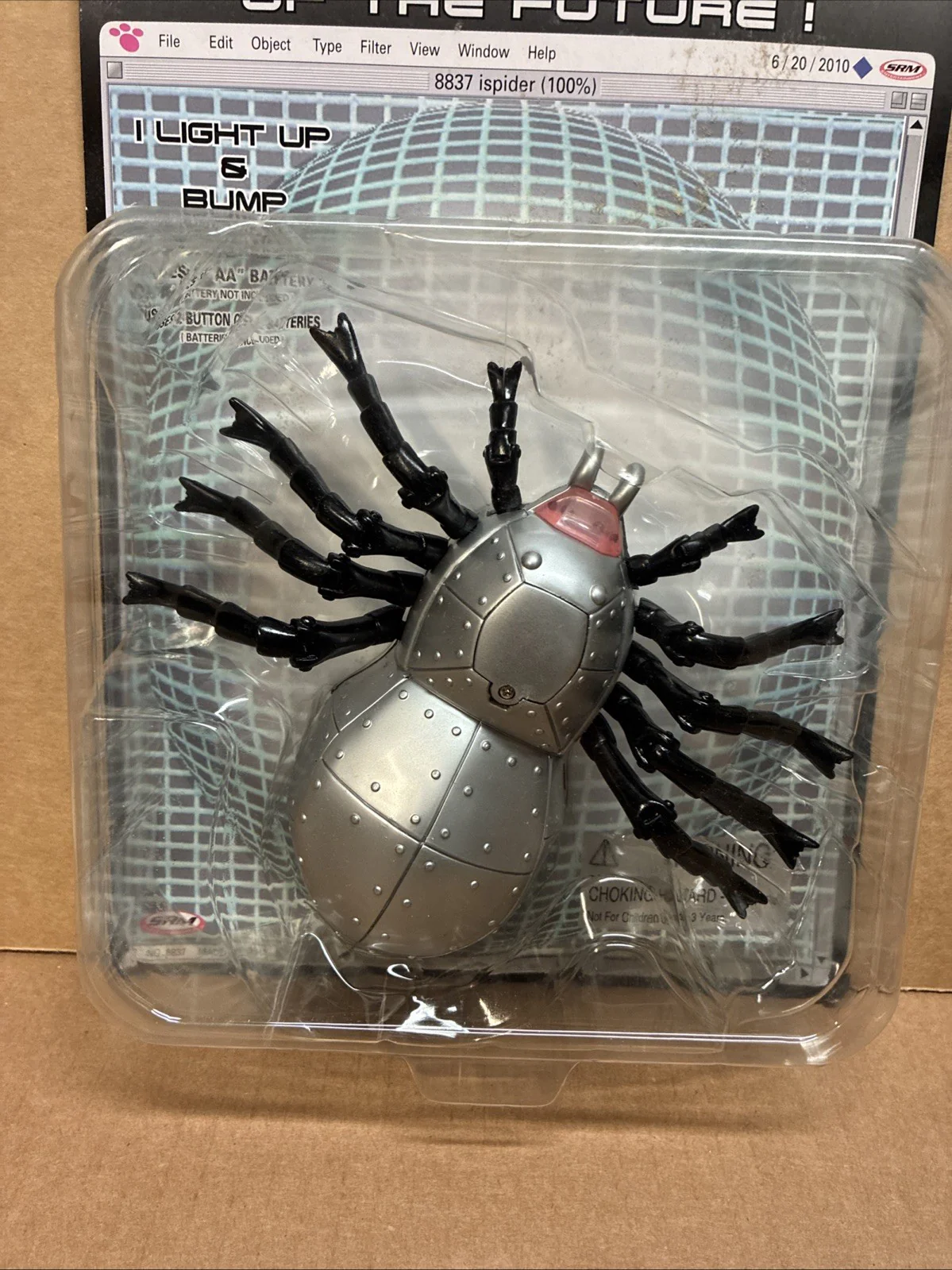 ISPIDER Futuristic Bump & Go Interactive Insect Toy 8837 SRM - Image 2