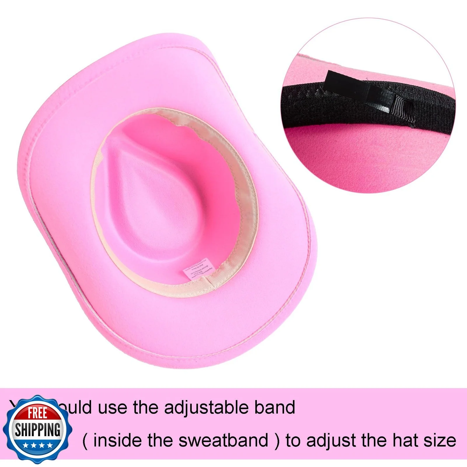 Toddler and Infant Cowboy Hat for Boys and Girls Kids Western Style - Image 3