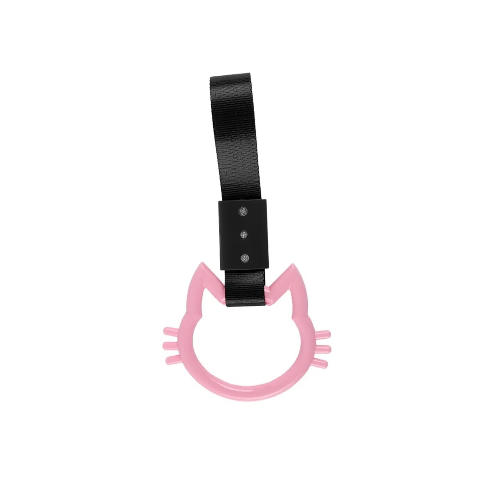JDM Kitty Cat Drift Charm Tsurikawa Ring Strap - Single Piece - PKBK - Image 3