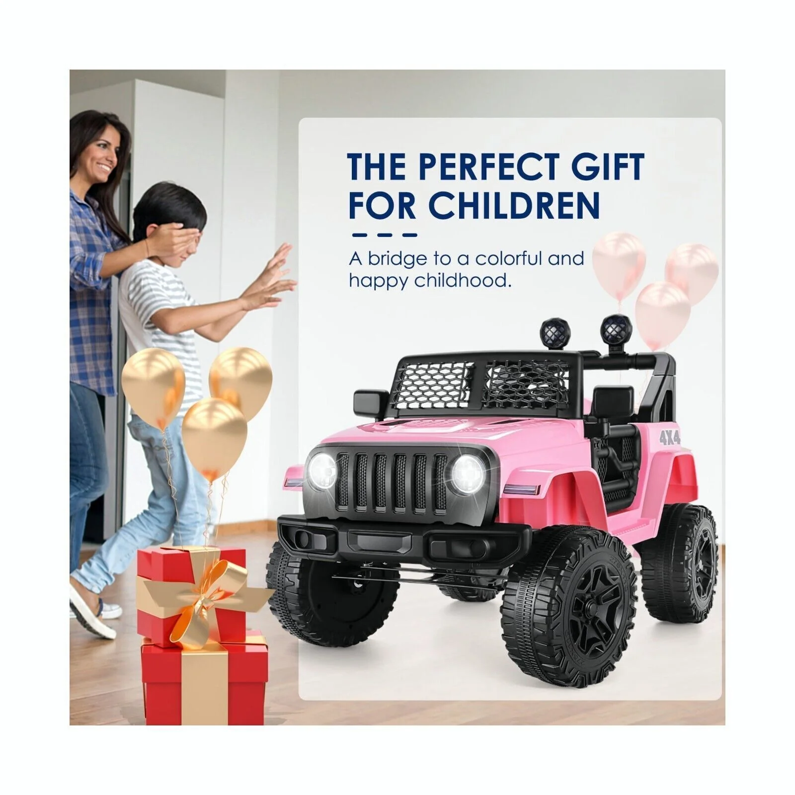 Jeep 24V/12V Kids Electric Ride-On Car with Remote Control, 3 Speeds, and LED Lights - Image 18