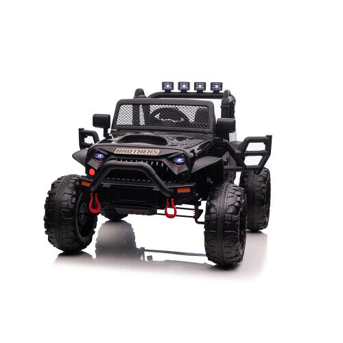 Jeep Double Drive Children's Ride-On Car with Powerful 40W Motors and Long-Lasting 12V Battery - Image 3