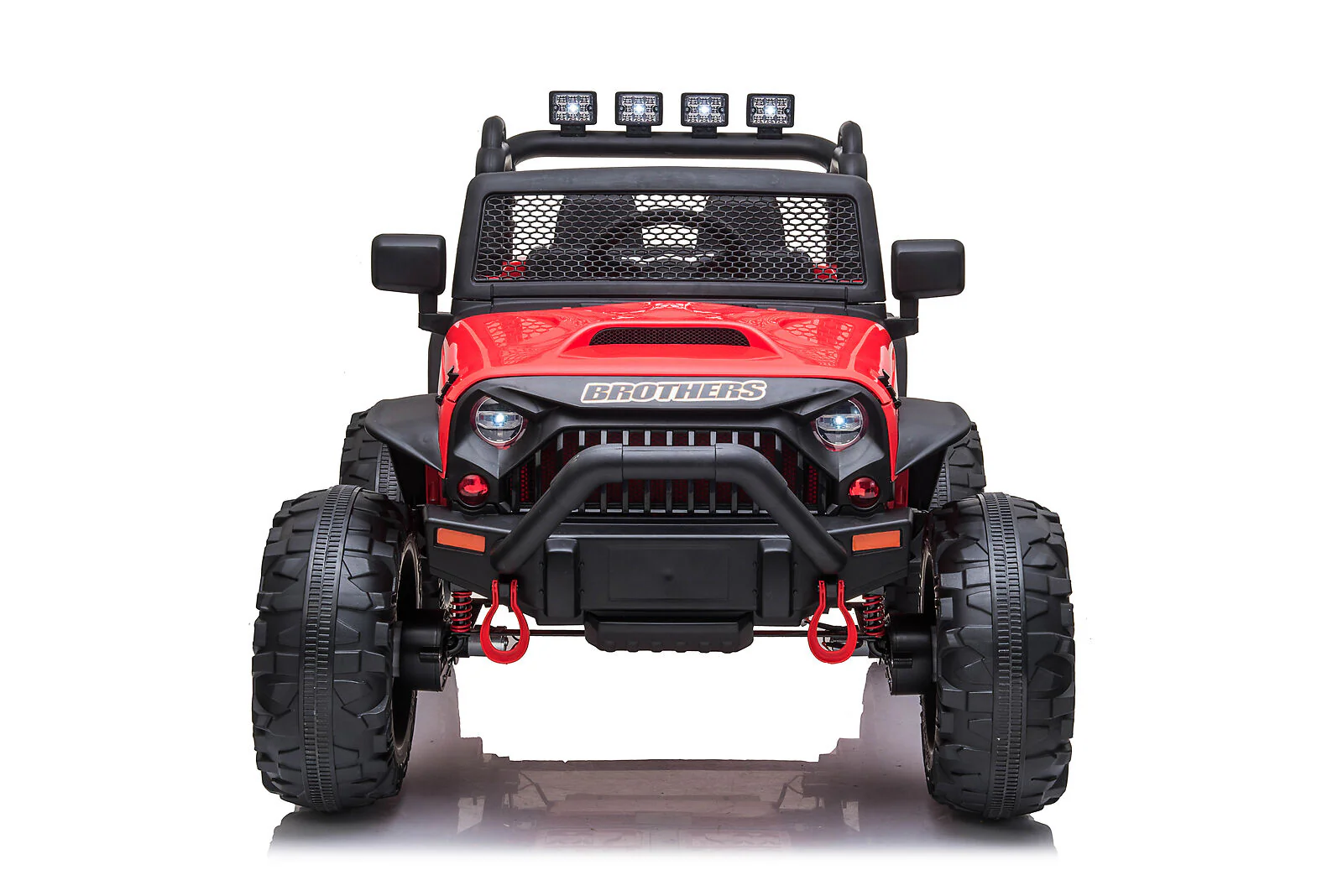 JEEP Dual Control Kids Electric Ride-On Car with Foot Pedal, LED Lights, Music Player, USB, Bluetooth - Image 8