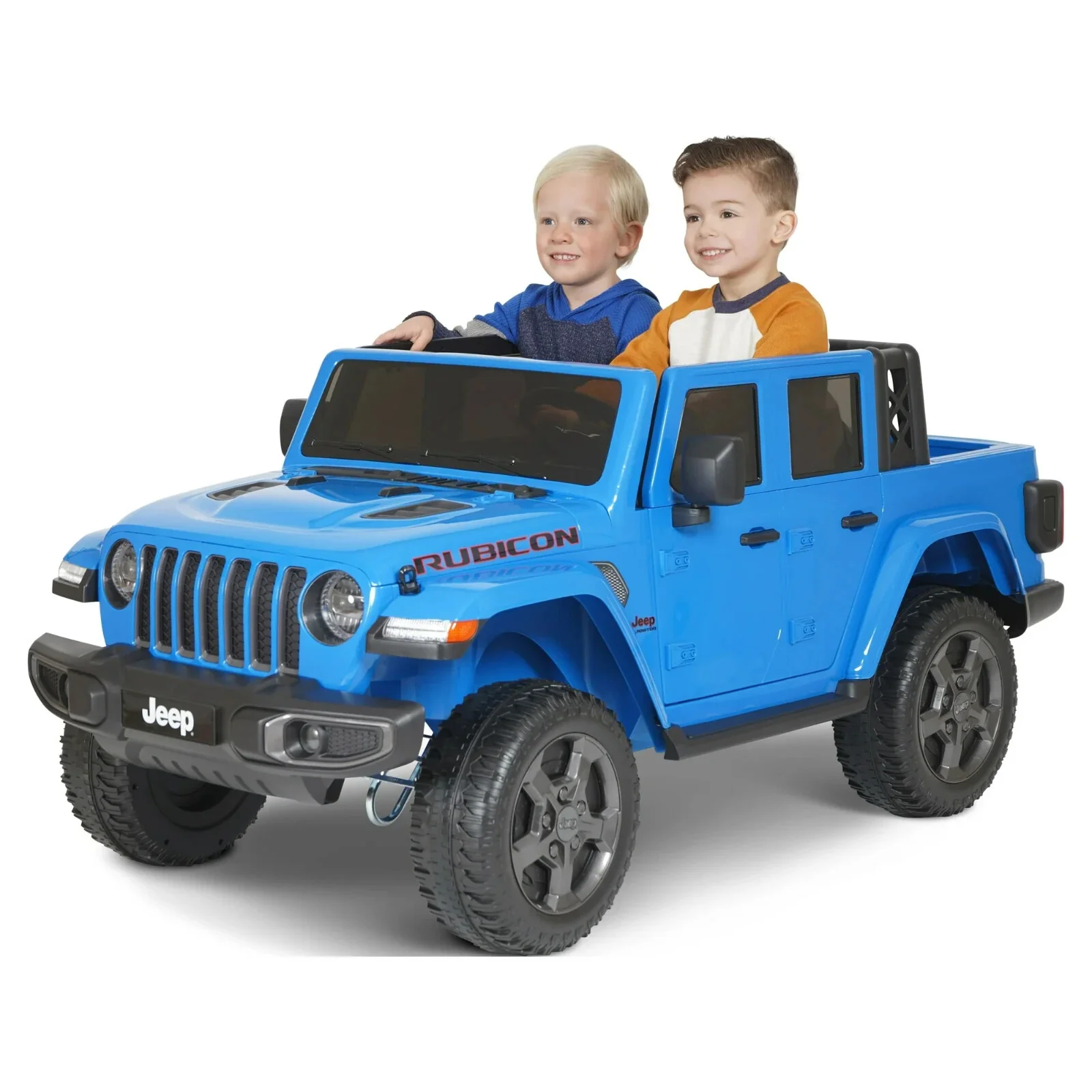 Battery-Powered Blue Gladiator Rubicon Jeep Vehicle with Sound Effects for Ages 3+