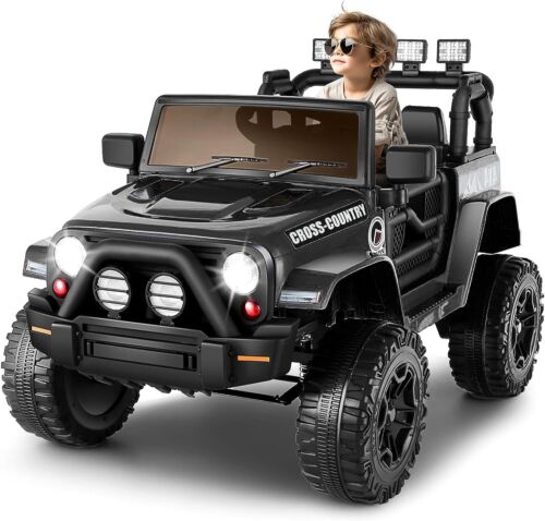 JEEP LED Ride On Car with Remote Control, USB, and MP3 for Kids - Image 2