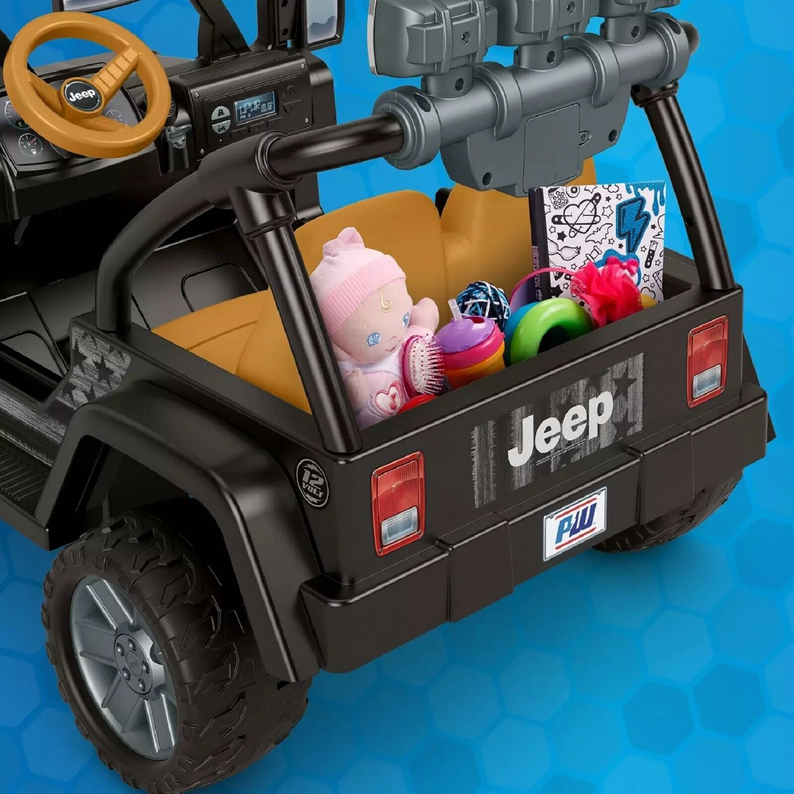 Jeep Wrangler 12-Volt Ride-On: The Ultimate Adventure Vehicle for Kids - Image 4