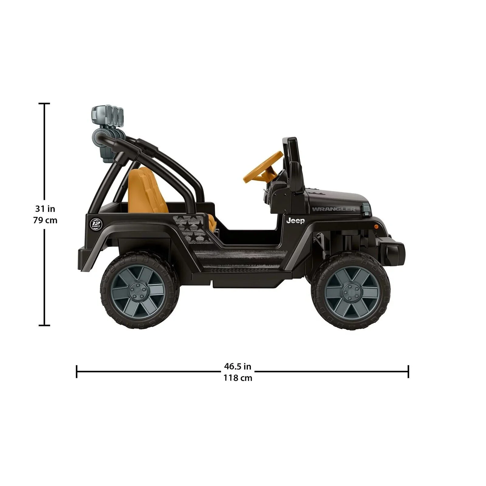 Jeep Wrangler 12-Volt Ride-On: The Ultimate Adventure Vehicle for Kids - Image 8