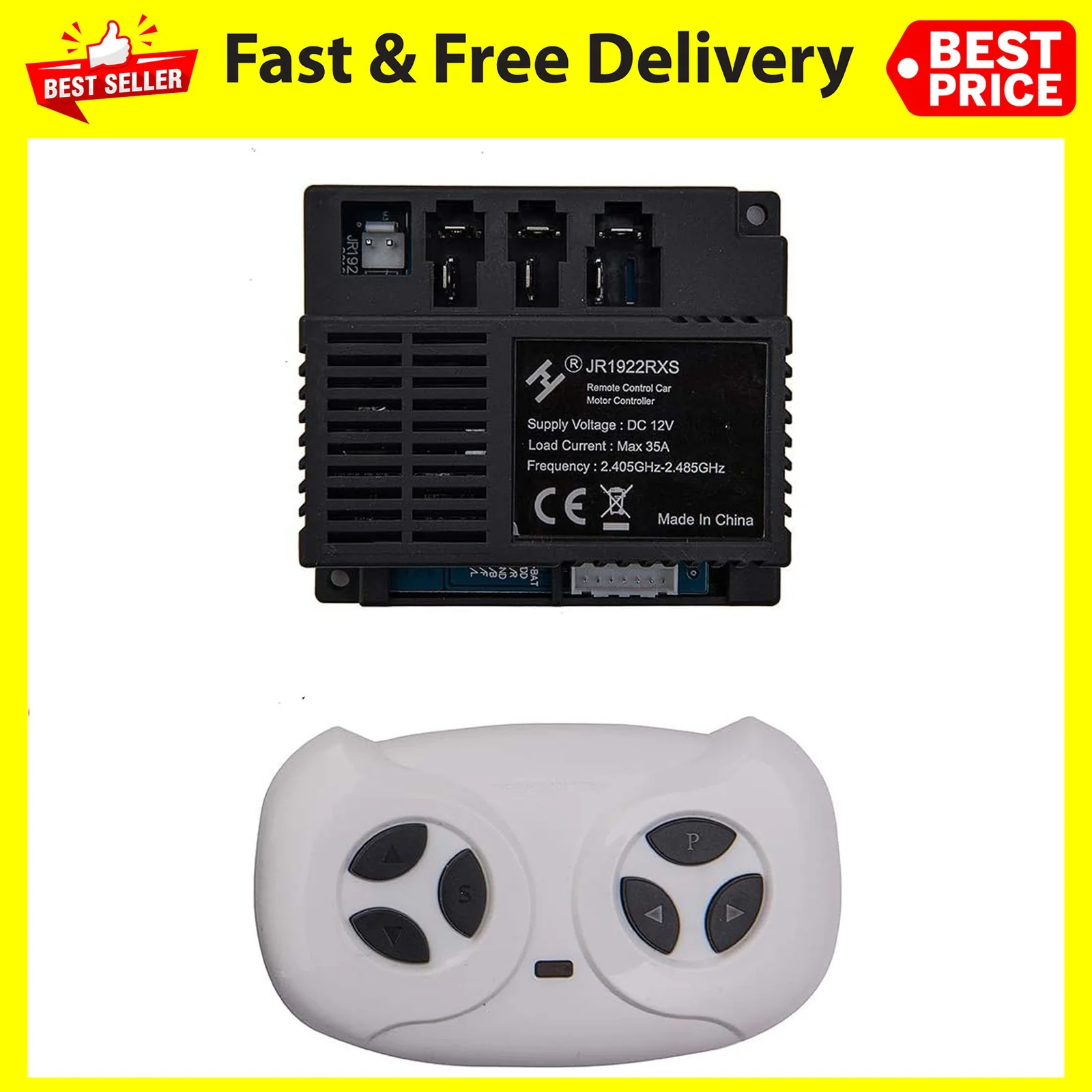 Kids Powered Ride-On Car with 2.4G Bluetooth Remote Control JR1922RXS - Image 7
