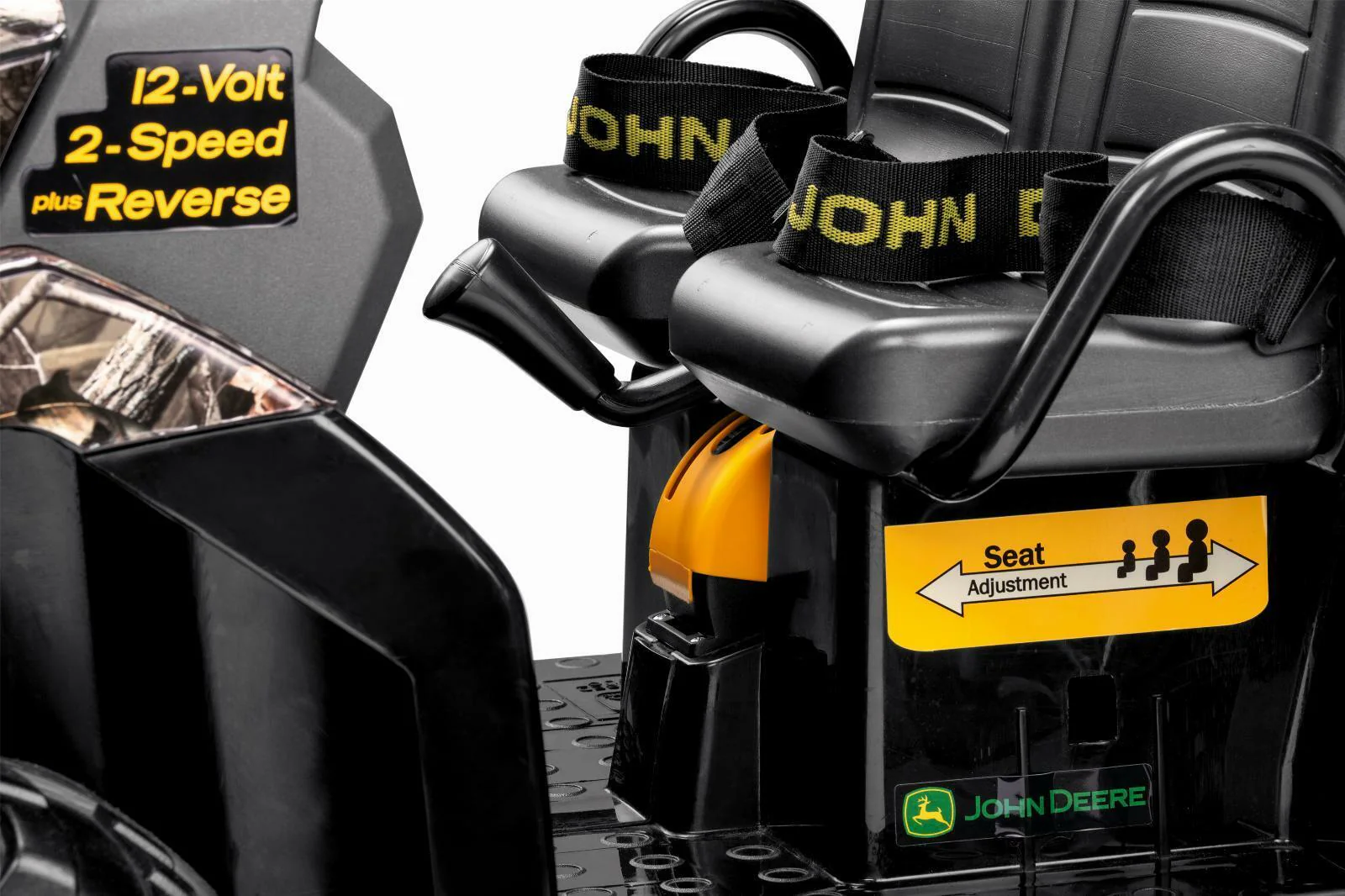 John Deere Camouflage Children's Electric Ride-On Gator XUV with Dumping Cargo Bed - Suitable for Ages 3 to 8 - Image 12