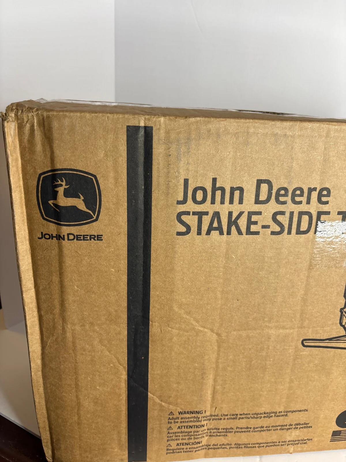 John Deere Child's Stake Side Trailer by Peg Perego Made in USA New - Image 3