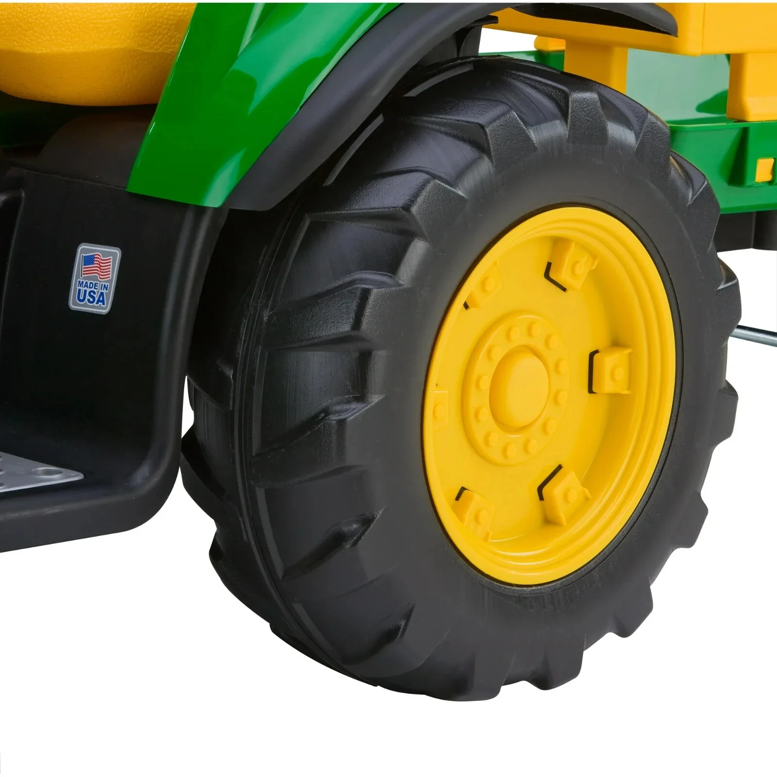 John Deere Ground Force 12V Battery Powered Ride On Tractor with Detachable Trailer Ages 3+ - Image 5