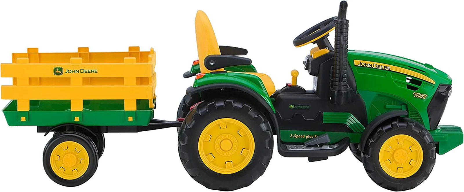 John Deere Ground Force Tractor and Trailer Set - Image 7