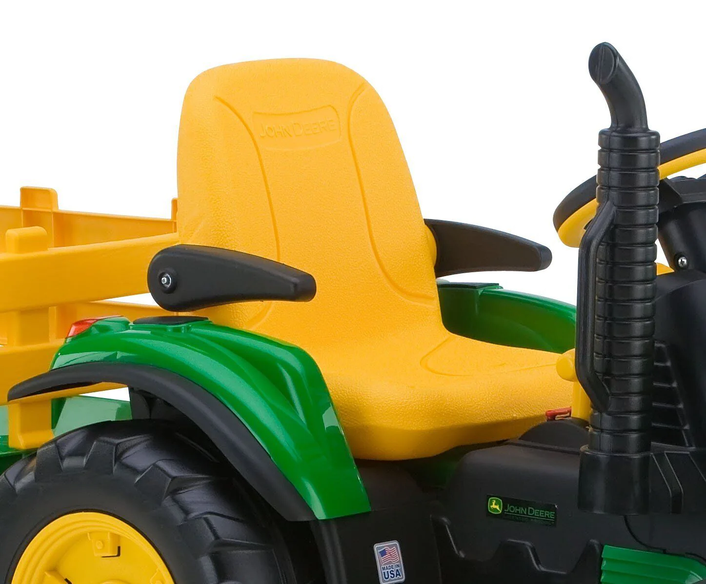 John Deere Ground Force Tractor and Trailer Set by Peg Perego - Image 3