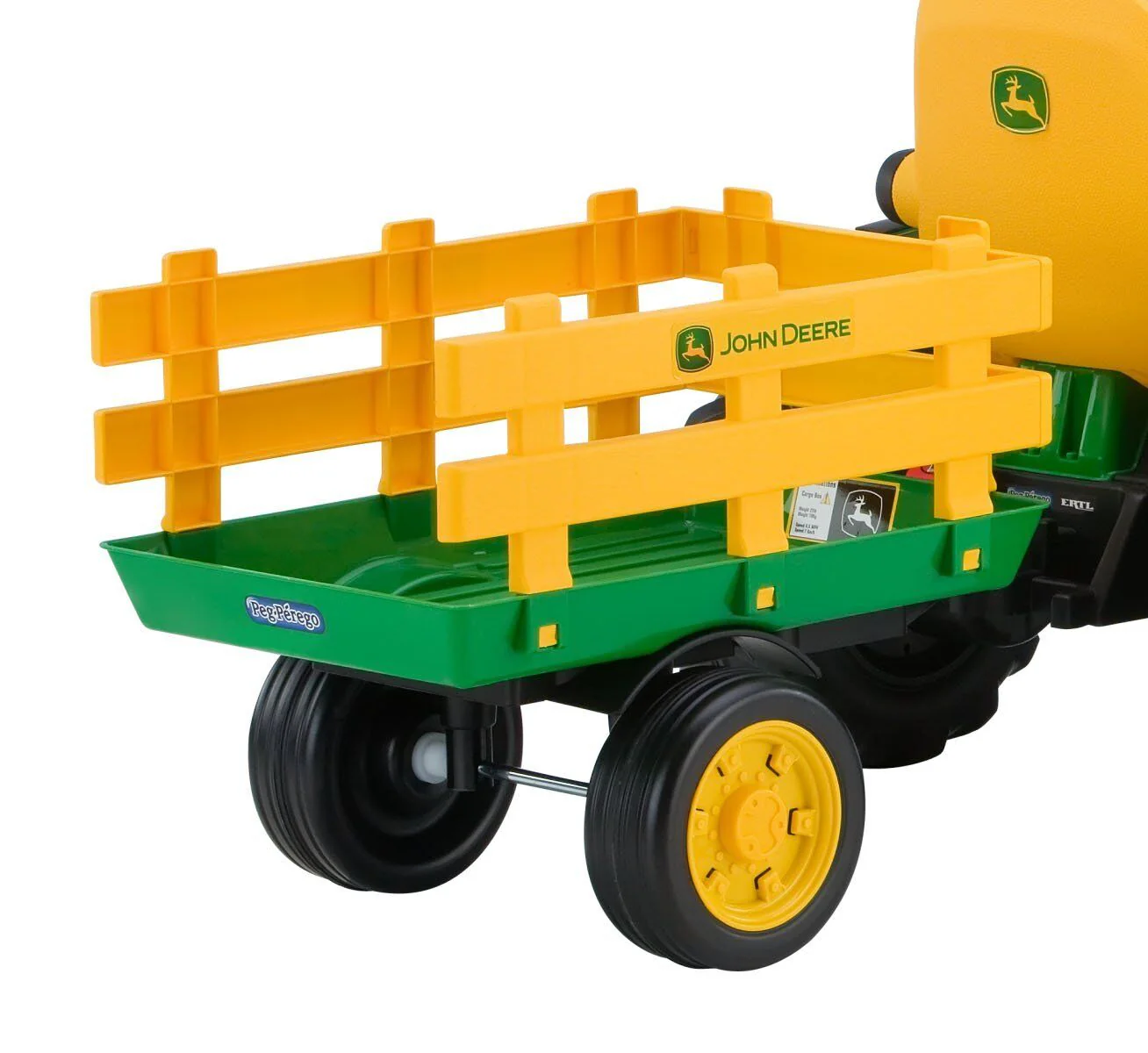 John Deere Ground Force Tractor and Trailer Set by Peg Perego - Image 7