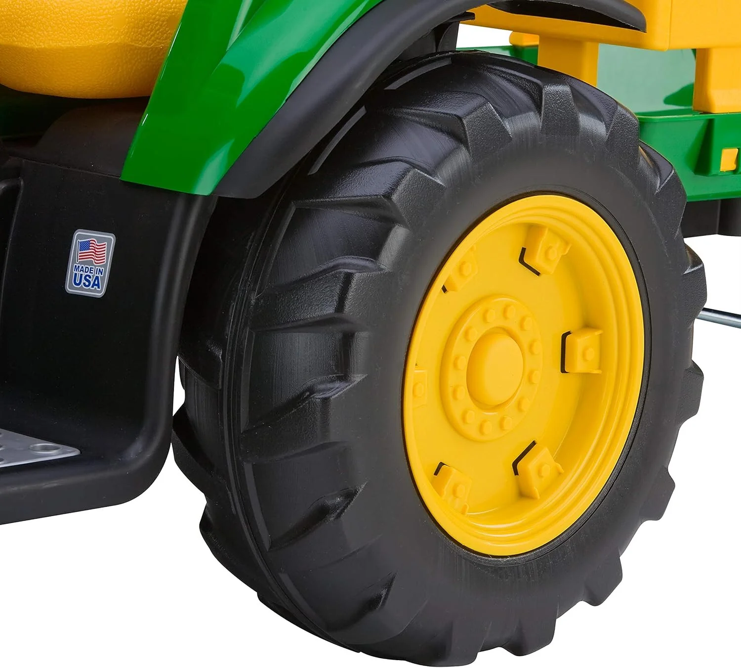 John Deere 12V Ground Force Ride-On Tractor with Trailer - Image 5