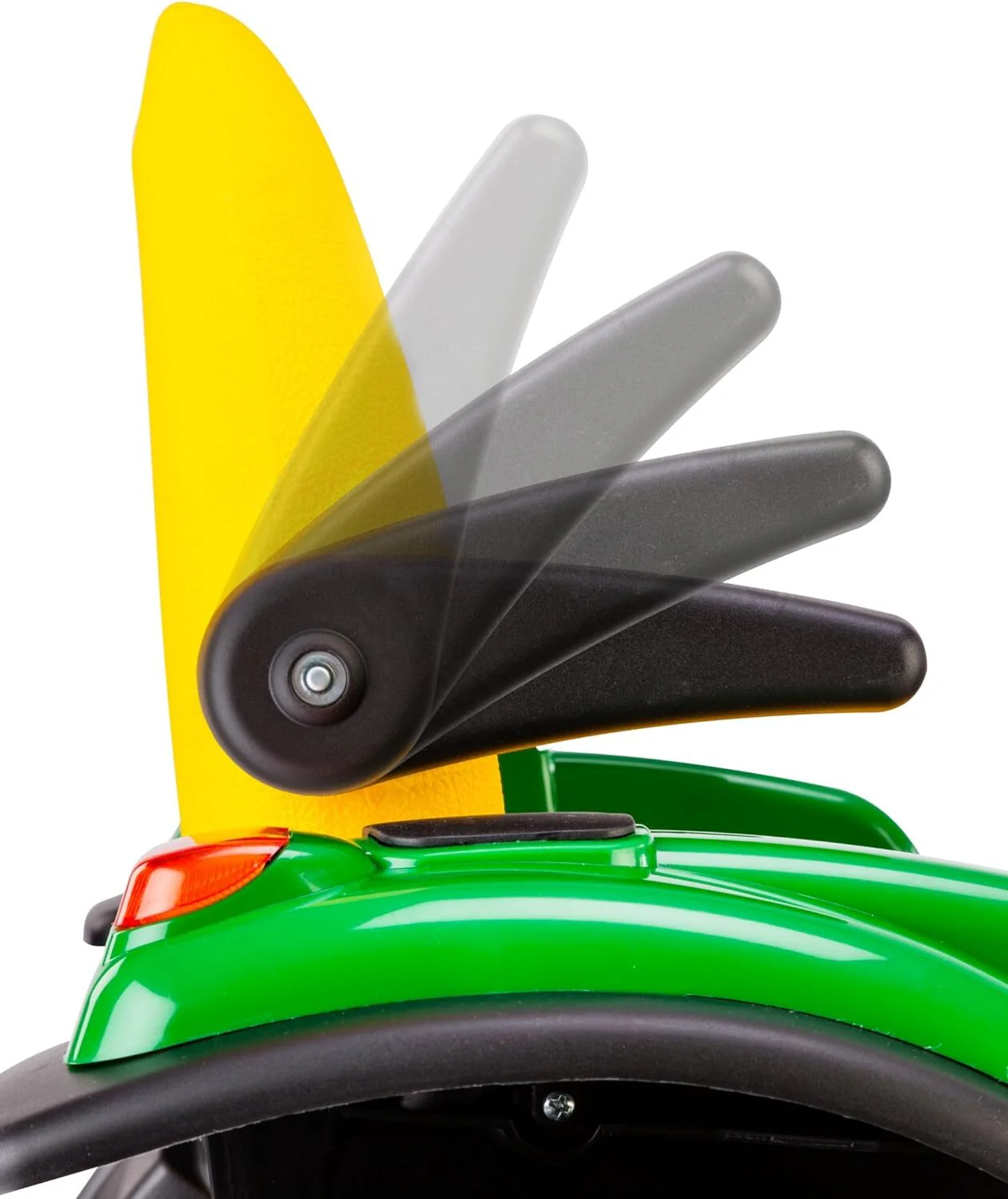 12 Volt Green Ride-On Ground Loader Toy Vehicle with Working Loader Arm - Image 3