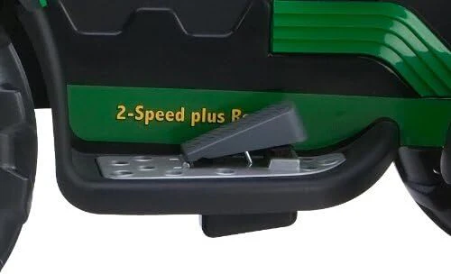 12 Volt Green Ride-On Ground Loader Toy Vehicle with Working Loader Arm - Image 5