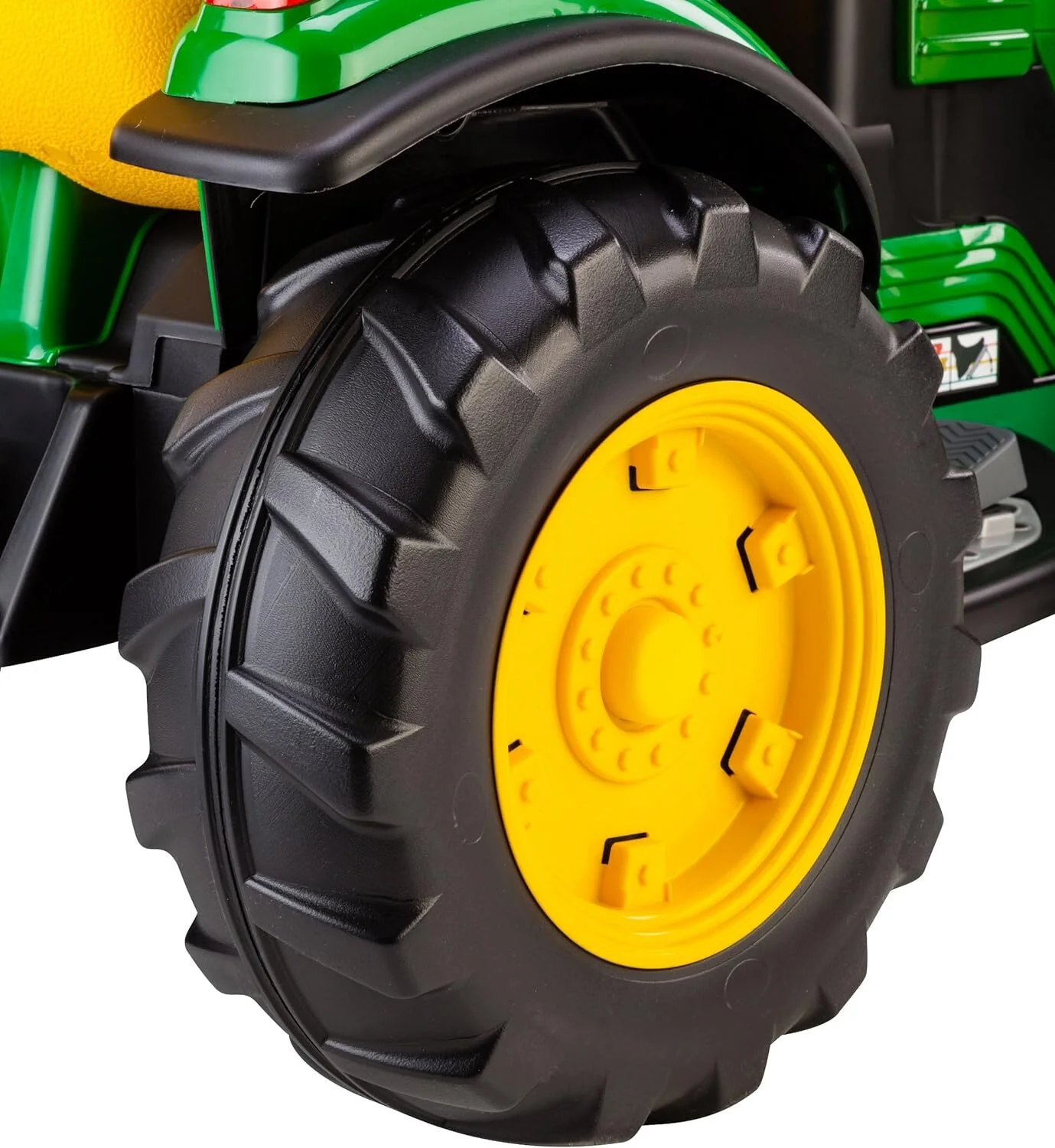 12 Volt Green Ride-On Ground Loader Toy Vehicle with Working Loader Arm - Image 6