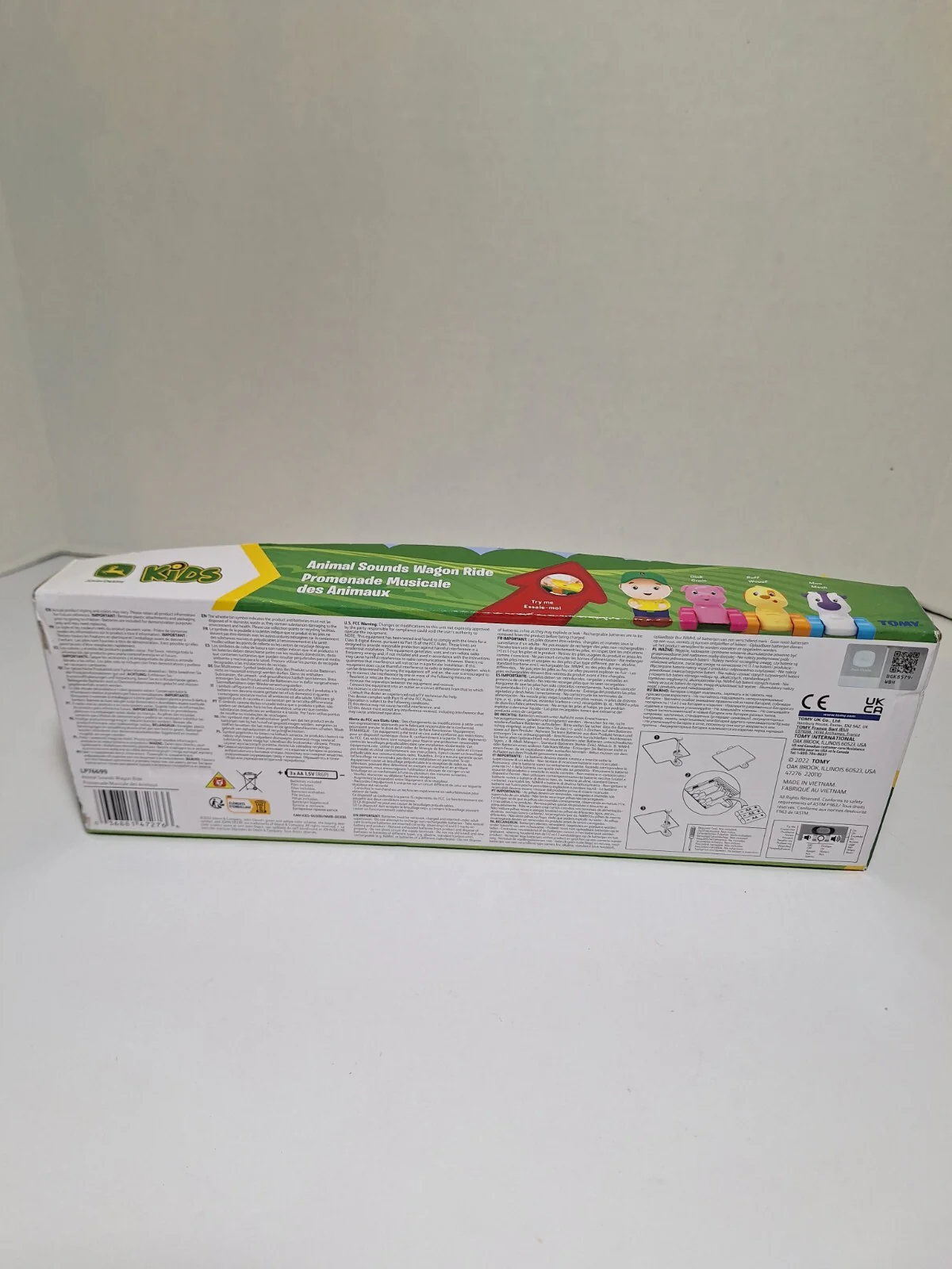 Kids Animal Sound Ride-On Wagon Toy - Image 5