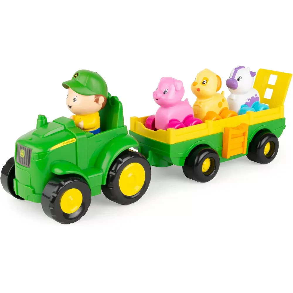 John Deere Kids Ride-On Wagon with Animal Sounds Model LP76699 - Image 6