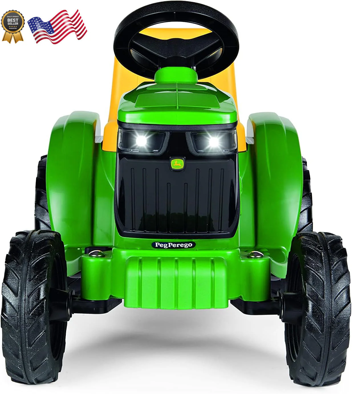 Mini 6 Volt Ride-On Tractor Toy with Realistic Design - Image 10