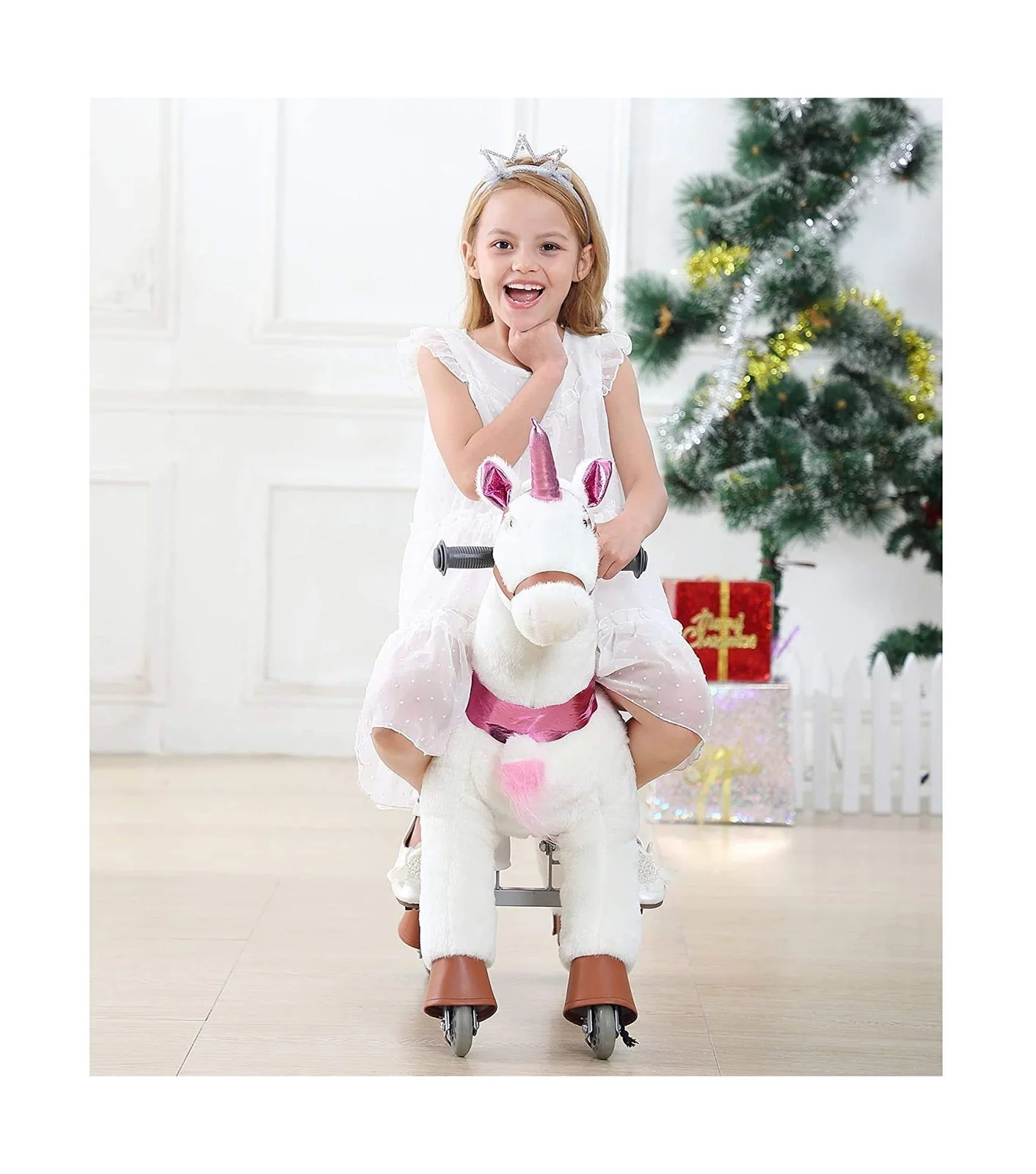 Ride-On Unicorn and Pony Toys for Girls and Children – Interactive Horse Riding Play Vehicle - Image 4