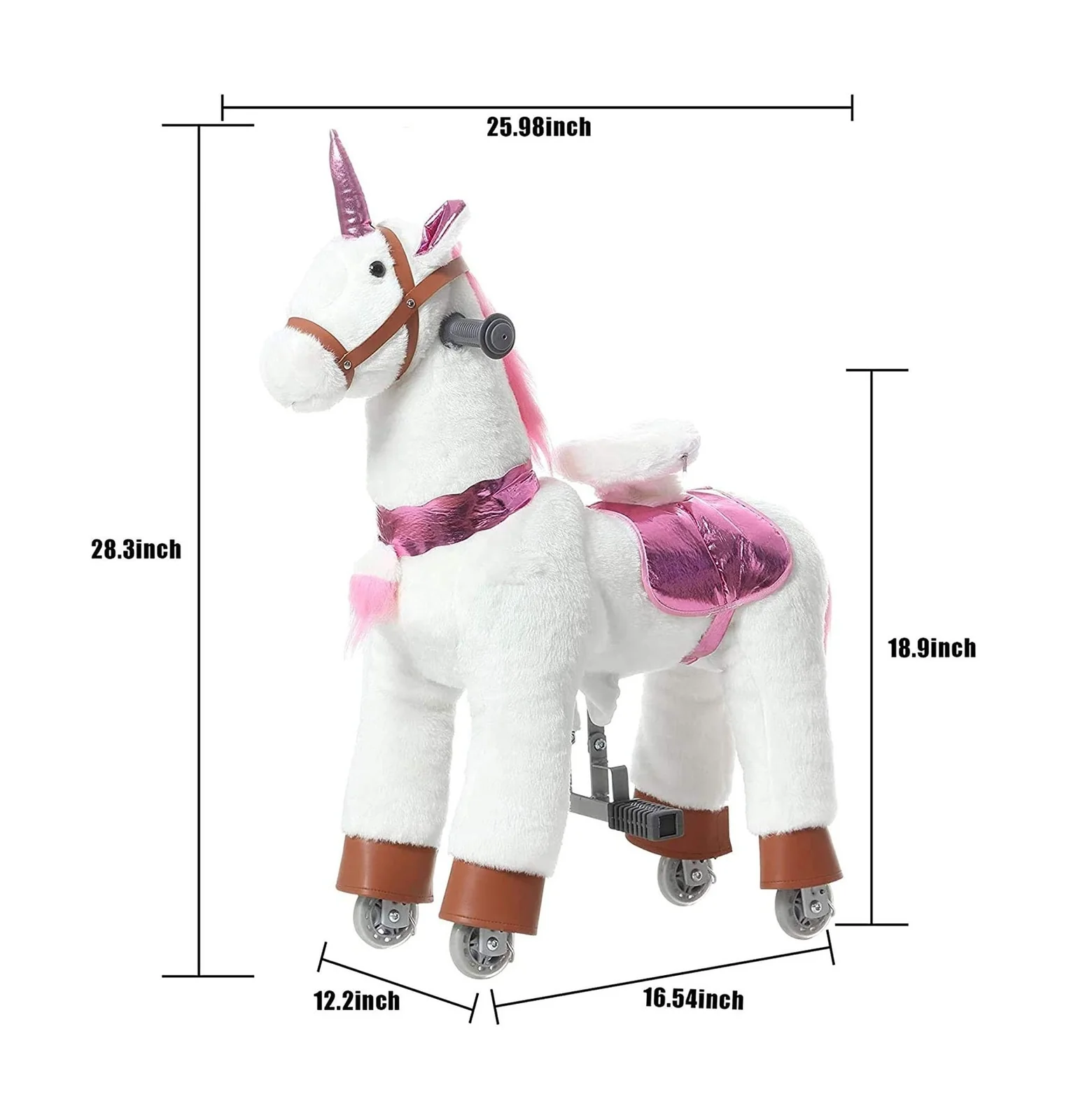 Ride-On Unicorn and Pony Toys for Girls and Children – Interactive Horse Riding Play Vehicle - Image 7