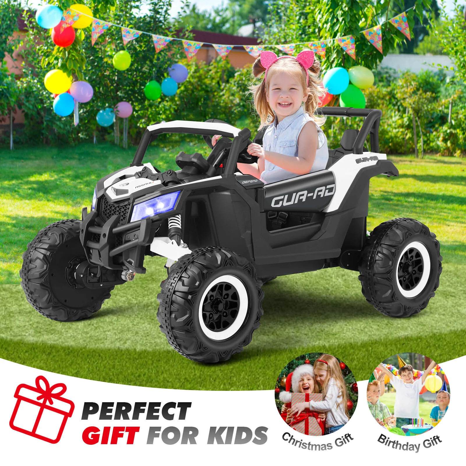 12V Electric 4WD Off-Road Ride-On UTV for Kids with Remote Control - Image 17