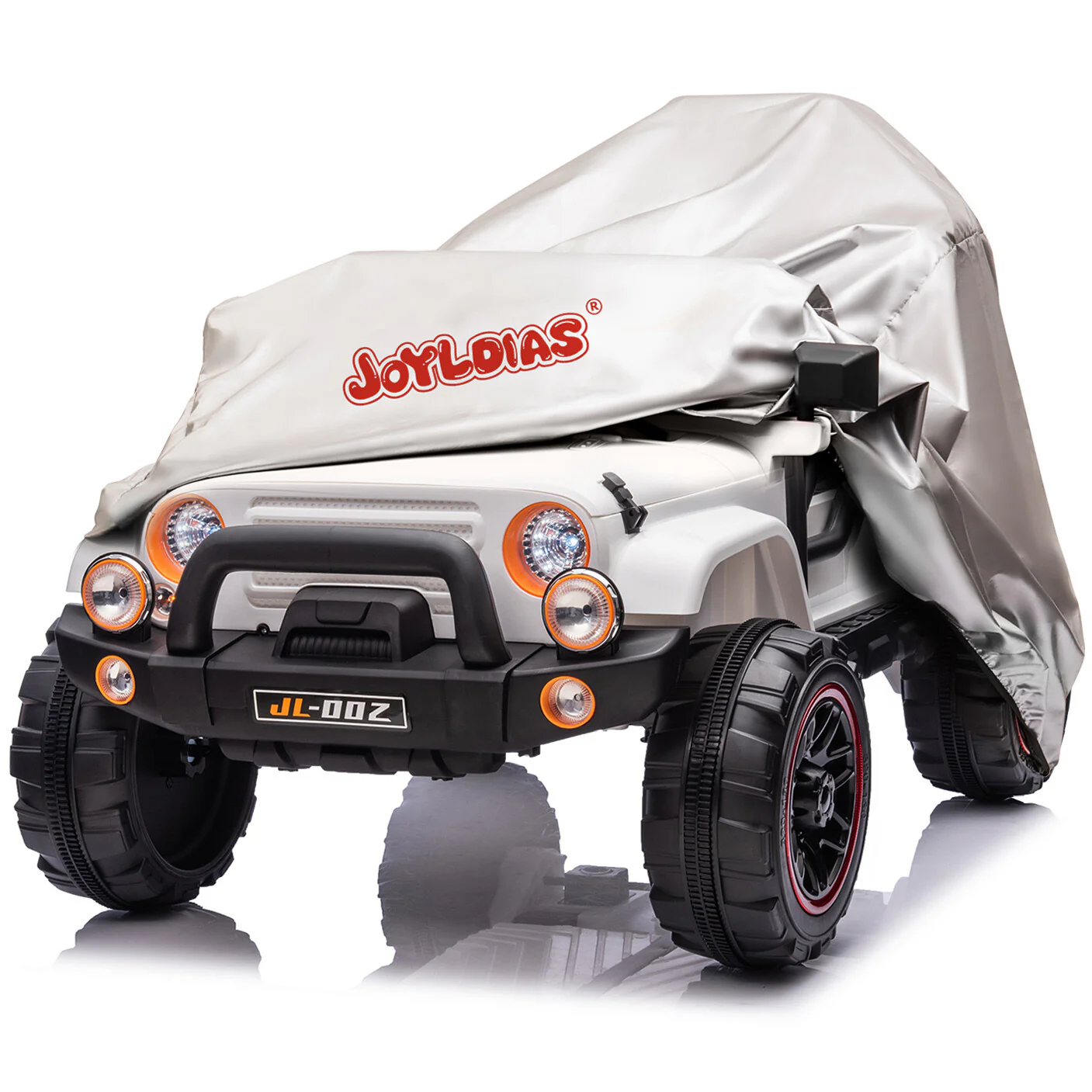 12V Kids Electric Ride-On Truck with 3 Speeds, MP3, LED Lights, and Remote Control - Image 11