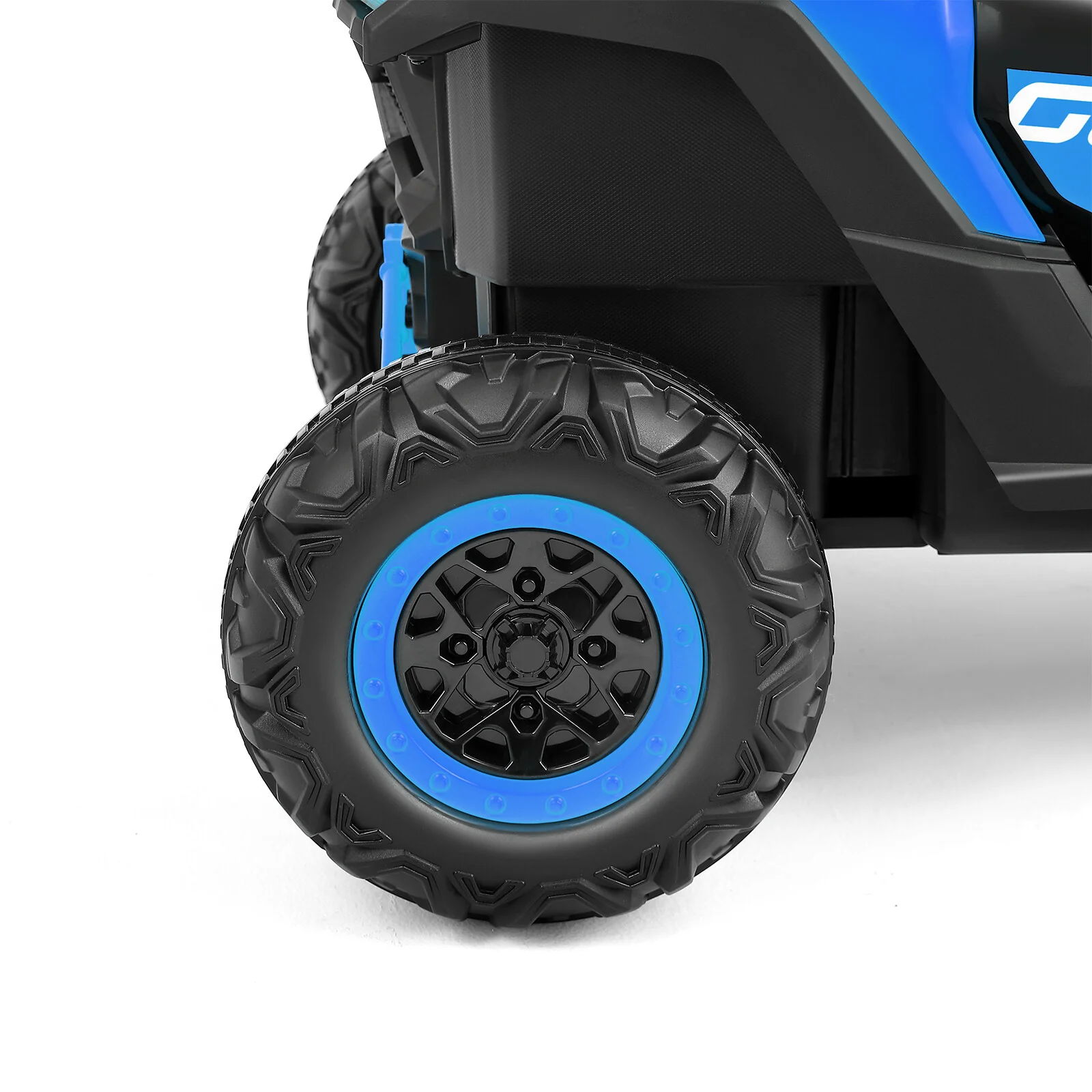12V Blue Kids 4WD Electric Ride-On UTV Car with Music, Lights, and Remote Control - Image 16