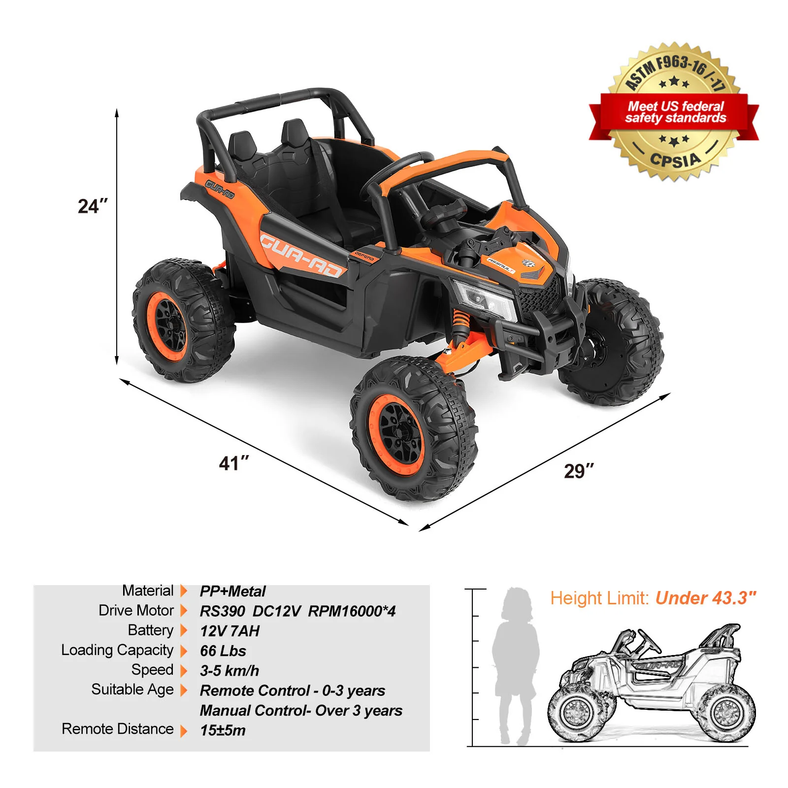 Electric Kids Ride-On Car Toy with Remote Control – Ideal Birthday and Christmas Gift - Image 64