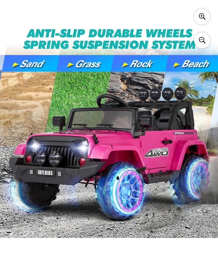 Electric Kids Ride-On Truck with Bluetooth, Remote Control, and MP3 Player - Image 6