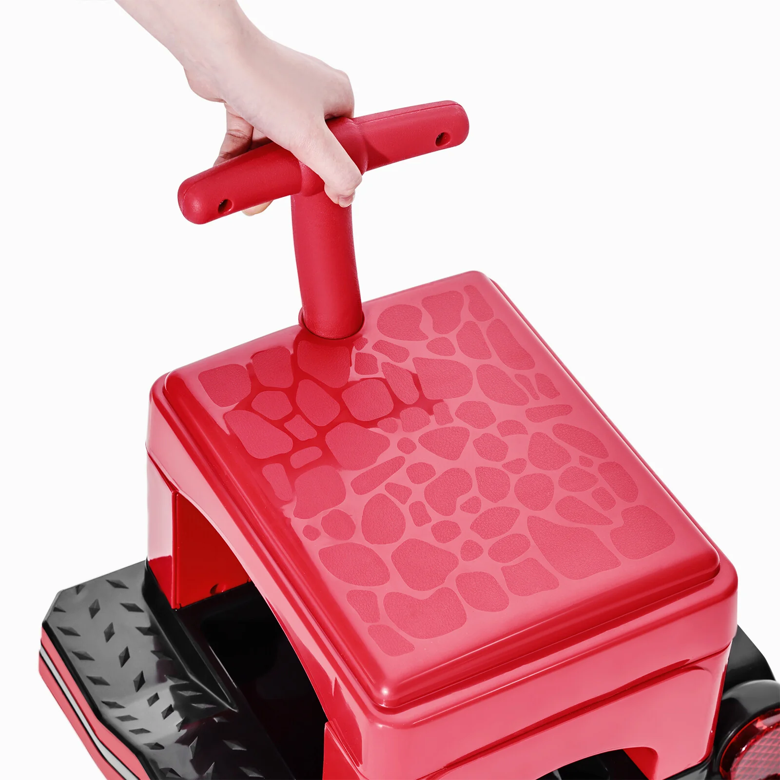 Large 2-Seater Red 12V Kids Electric Ride-On Train with Carriage and Music - Image 13