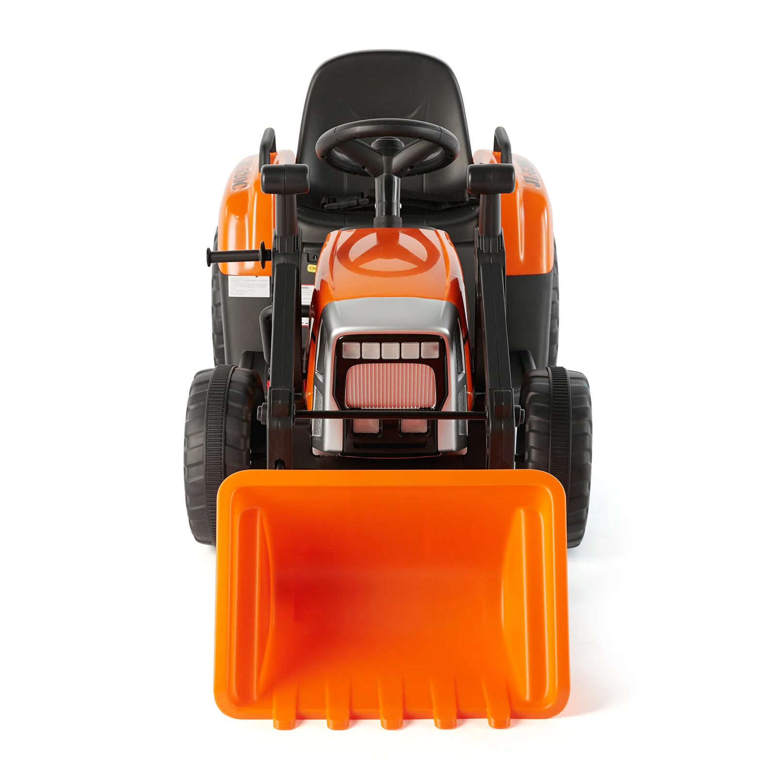 12V Orange Electric Ride-On Excavator with Remote Control for Kids Boys and Girls Gift - Image 22