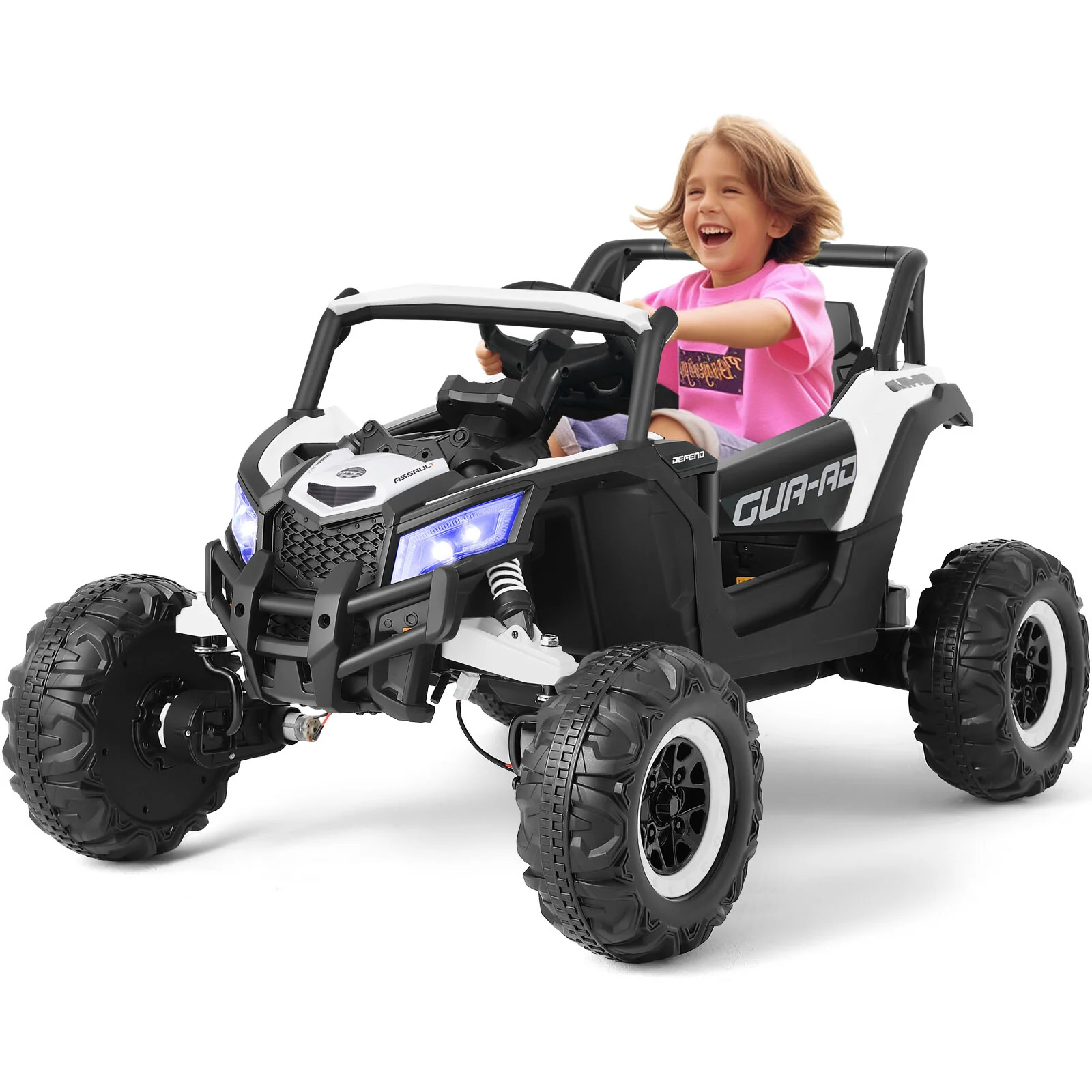 12V Kids Electric 4WD Off-Road Ride-On UTV Truck with Remote Control and Music - Image 25