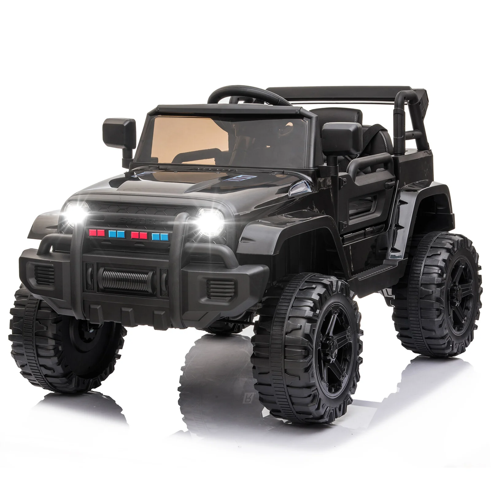 12V Kids Ride-On Truck with Remote Control, Adjustable Speeds, and MP3 Player - Image 7