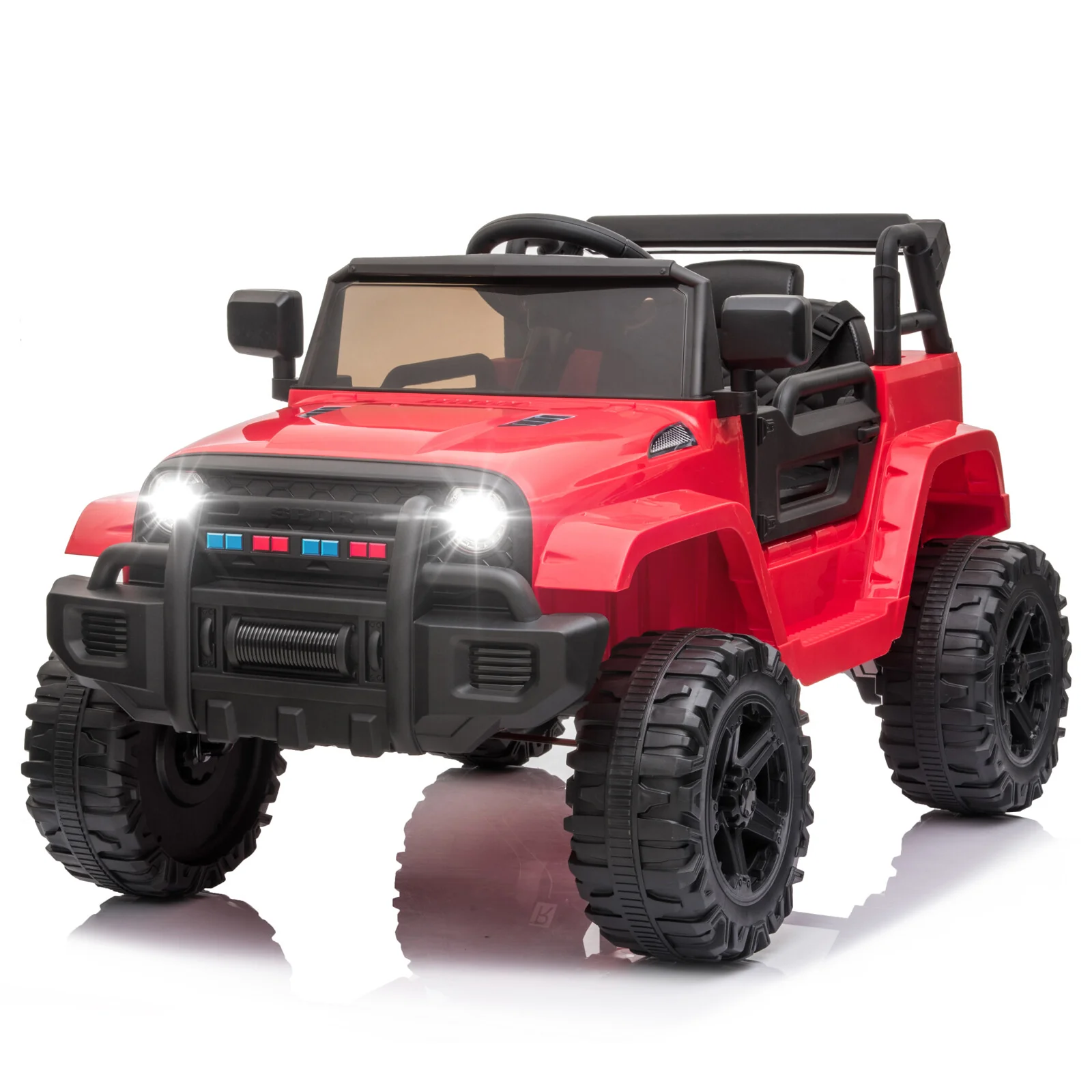 12V Kids Ride-On Truck with Remote Control, Adjustable Speeds, and MP3 Player - Image 8