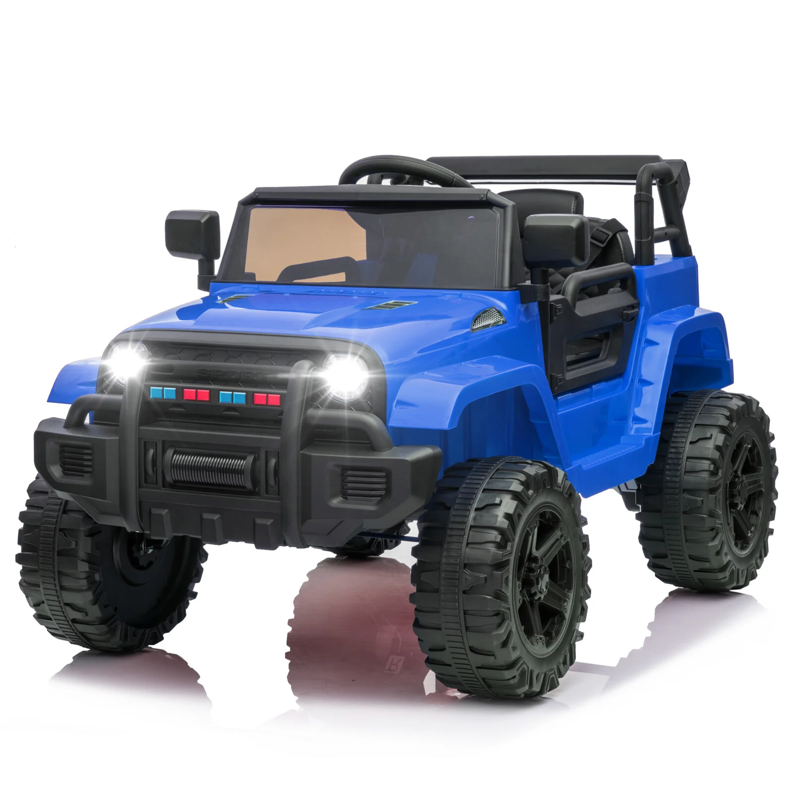 12V Kids Ride-On Truck with Remote Control, Adjustable Speeds, and MP3 Player - Image 9