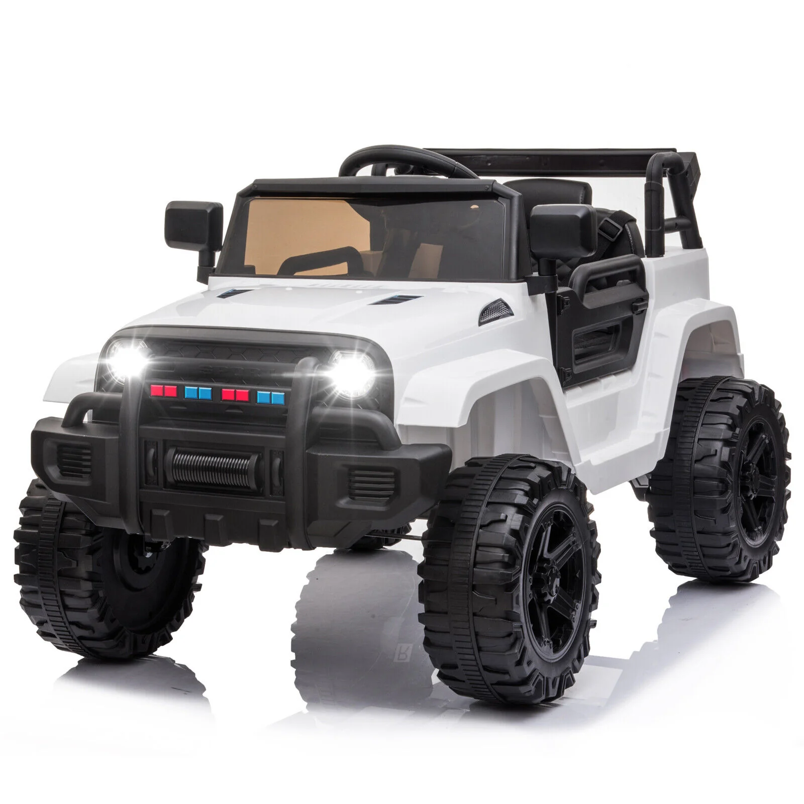 JOYMOR 12V Kids Ride-On Truck with Remote Control, Adjustable Speeds, and MP3 Player - Image 6