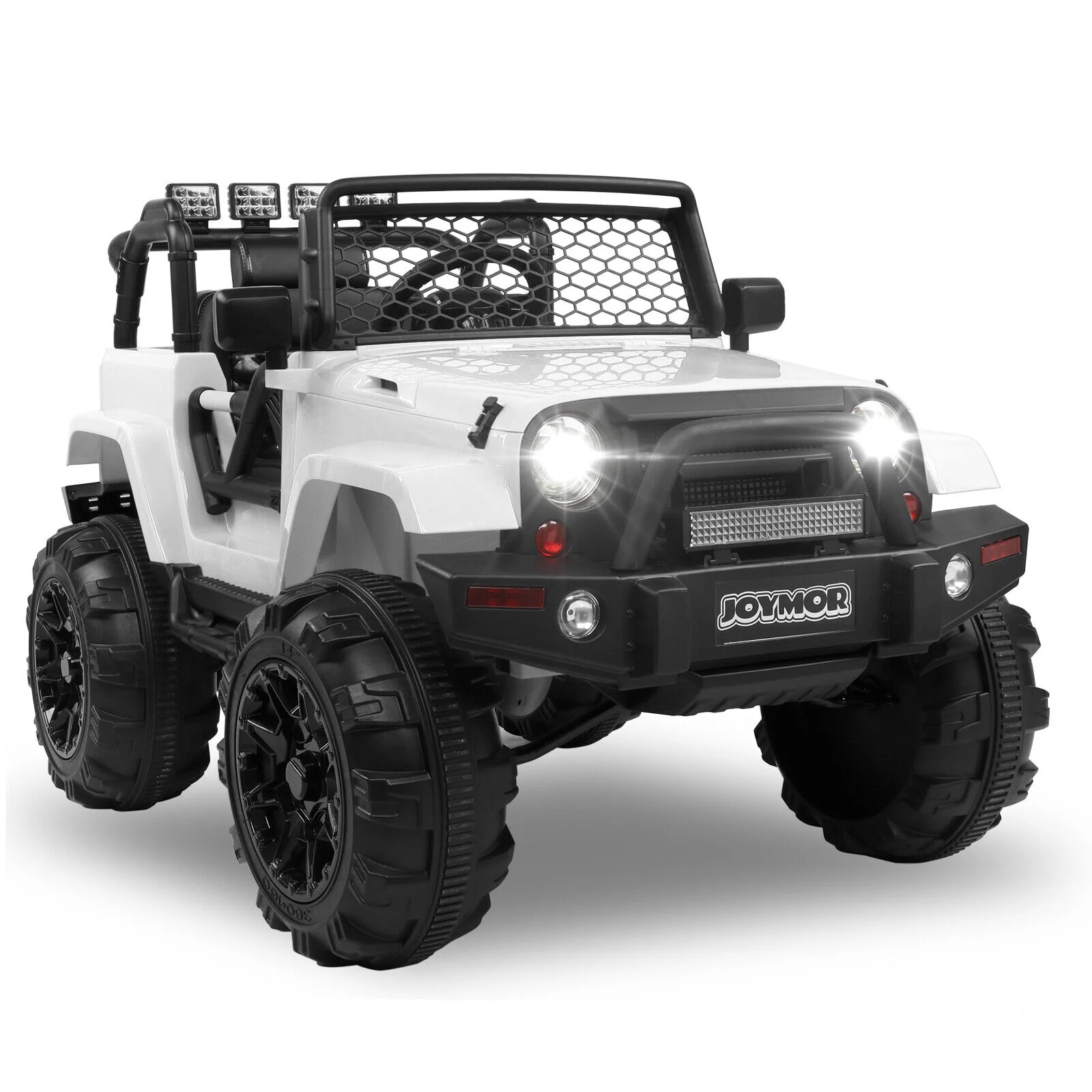 JOYMOR 12V Kids Ride on Truck with Remote Control, Spring Suspension, Music, and Horn - Image 8