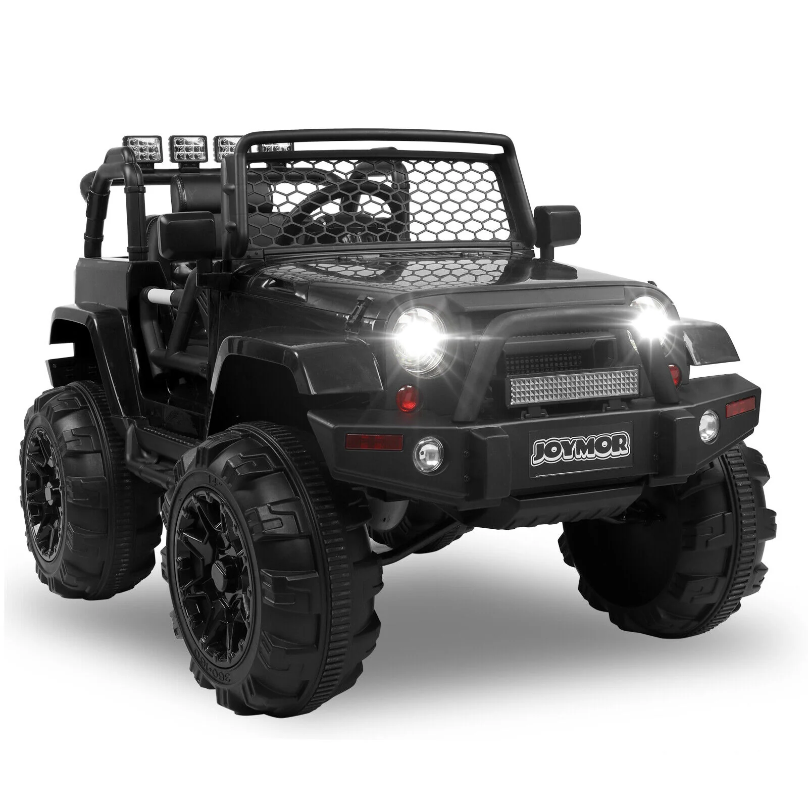 JOYMOR 12V Kids Ride on Truck with Remote Control, Spring Suspension, Music, and Horn - Image 9